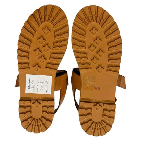 Madewell The Cady Lugsole Sandal Desert Camel Women’s Size 6.5 - Picture 11 of 11